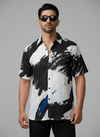 Men’s Lycra multicolour printed casual shirts |