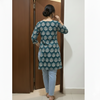 Blue short kurti