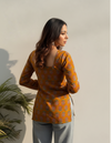 Brown printed kurti