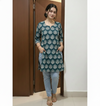 Blue short kurti