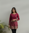 Purple short kurti