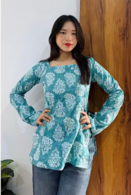 square neck short kurti