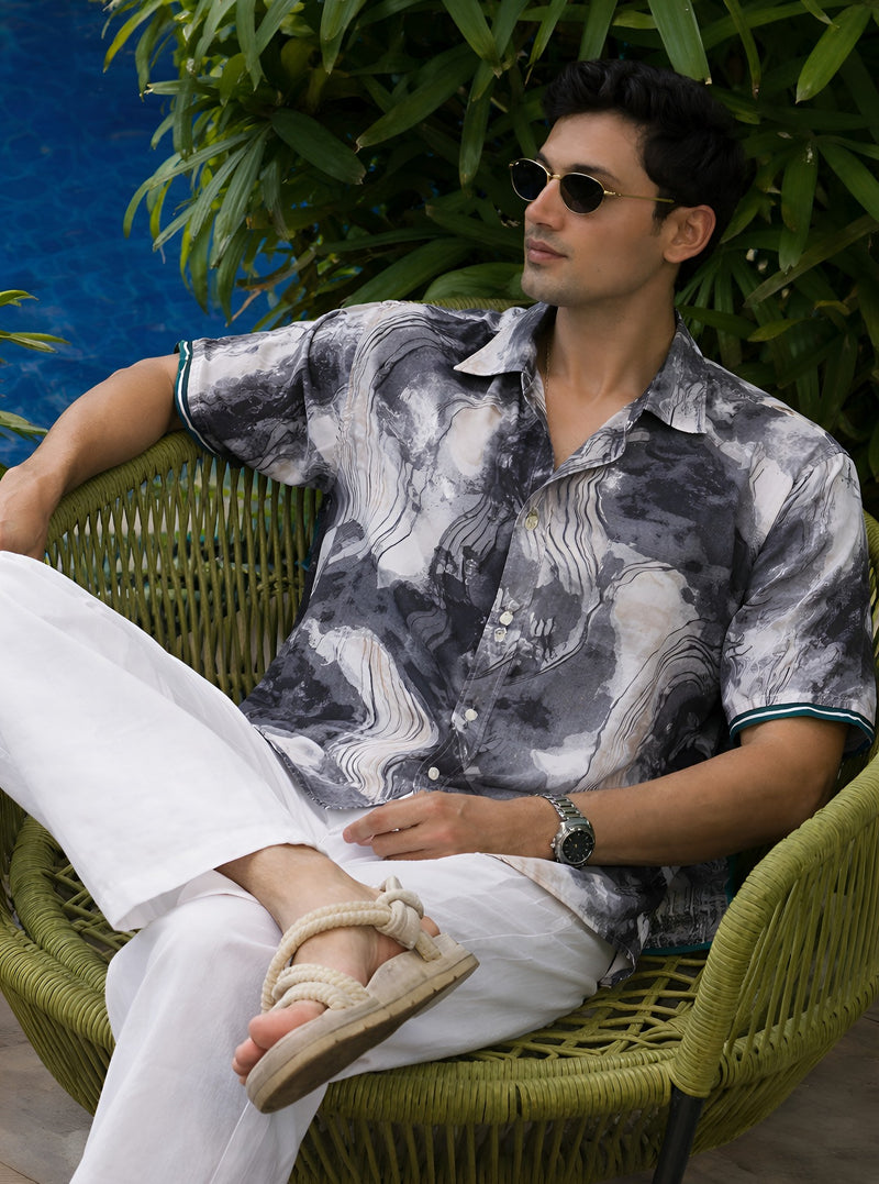 printed casual shirt